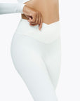 Flare Crossed Sculpt - White