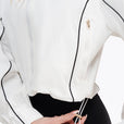 Coupe Vent Zip Tech Retro - White