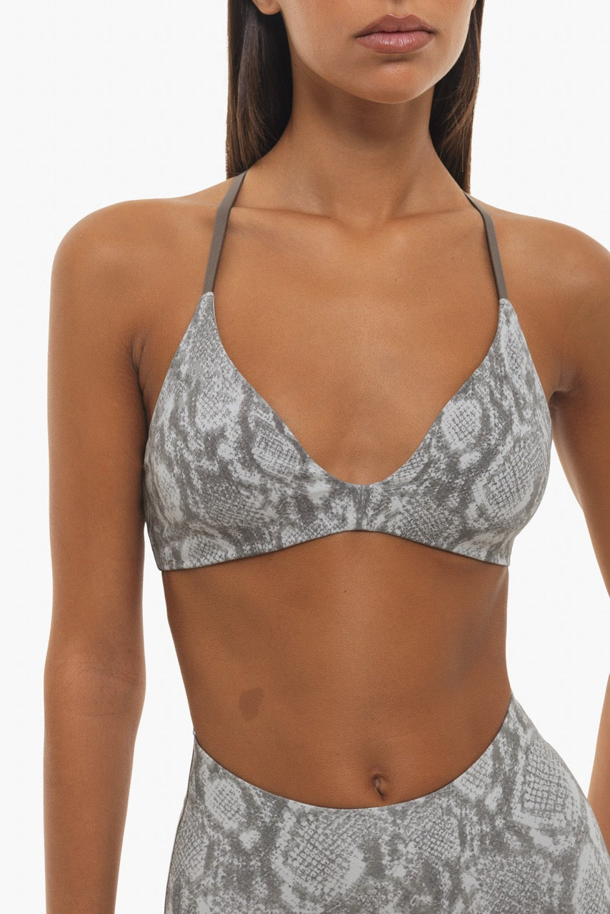 Brassière One Strap Curve - White Snake