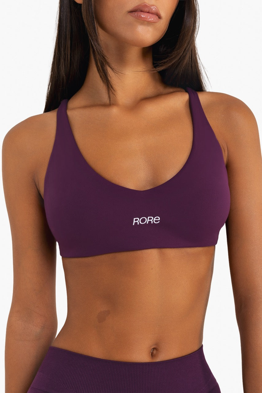 Allure Sports Bra - Dark Berry