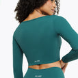 Top Crossed Manches Longues - Deep teal
