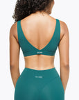 Brassière Crossed - Deep Teal