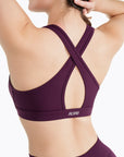 Brassière Zip Tech - Dark Berry