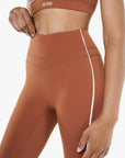 Legging Contour Retro - Deep Cocoa