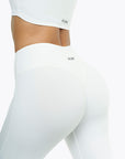Flare Crossed Sculpt - White