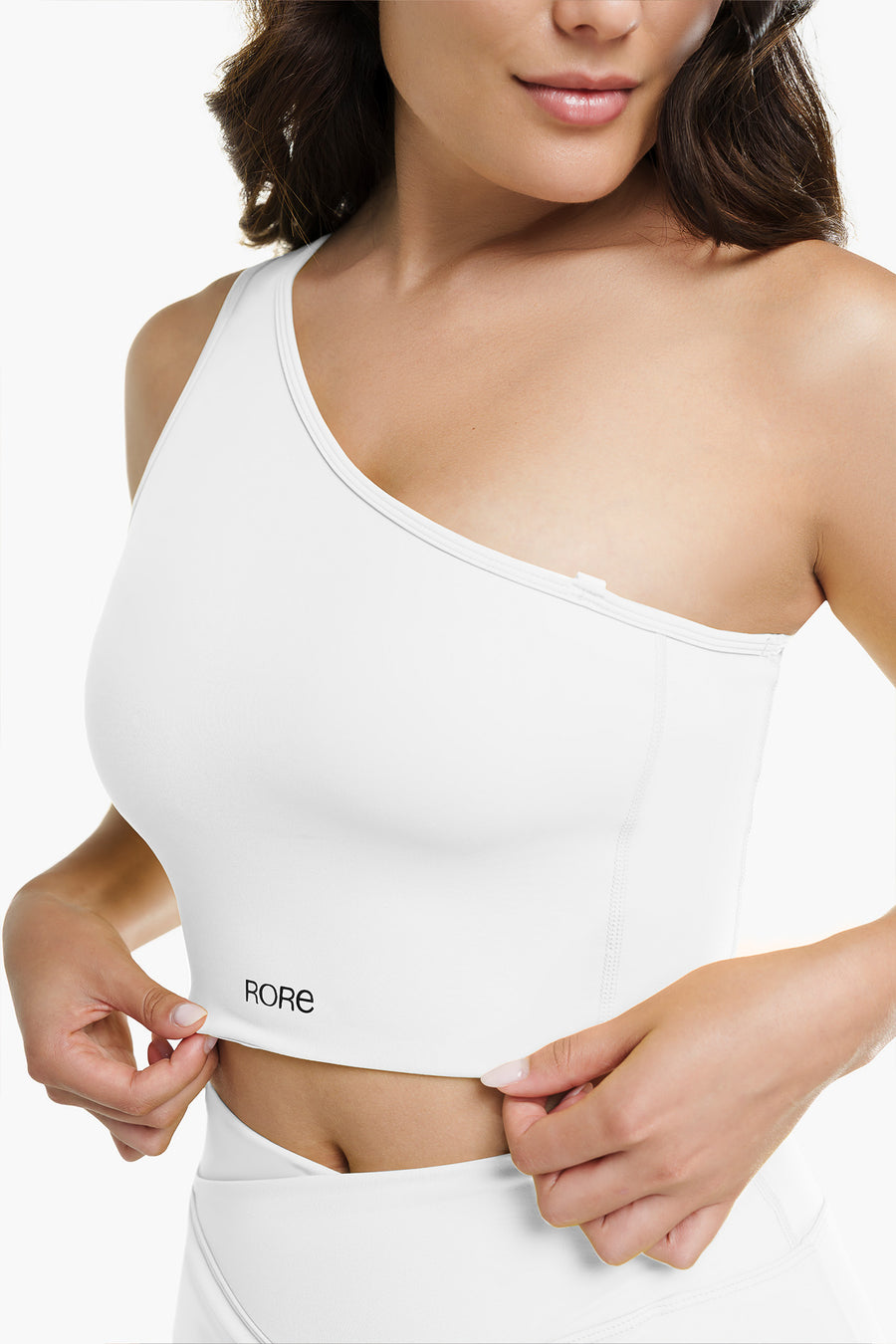 Asymmetrical Top - White