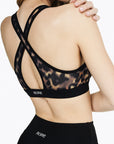 Brassière Zip Tech - Blurry Leopard