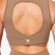 Brassière Crossed Back - Café Latte