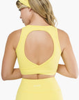Brassière Crossed Back - Lemon Mist