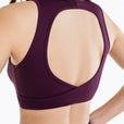 Brassière Crossed Back - Dark Berry