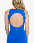 Combinaison Short Zip Tech - Royal Blue