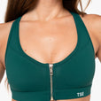 Brassière ZipTech - Teal