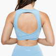 Brassière Crossed Back - Lagoon Mist