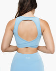 Brassière Crossed Back - Lagoon Mist