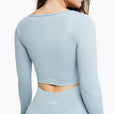 Top Crossed Manches Longues - Powder Blue