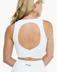 Brassière Crossed Back - White