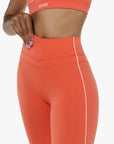 Legging Contour Retro - Golden Peach