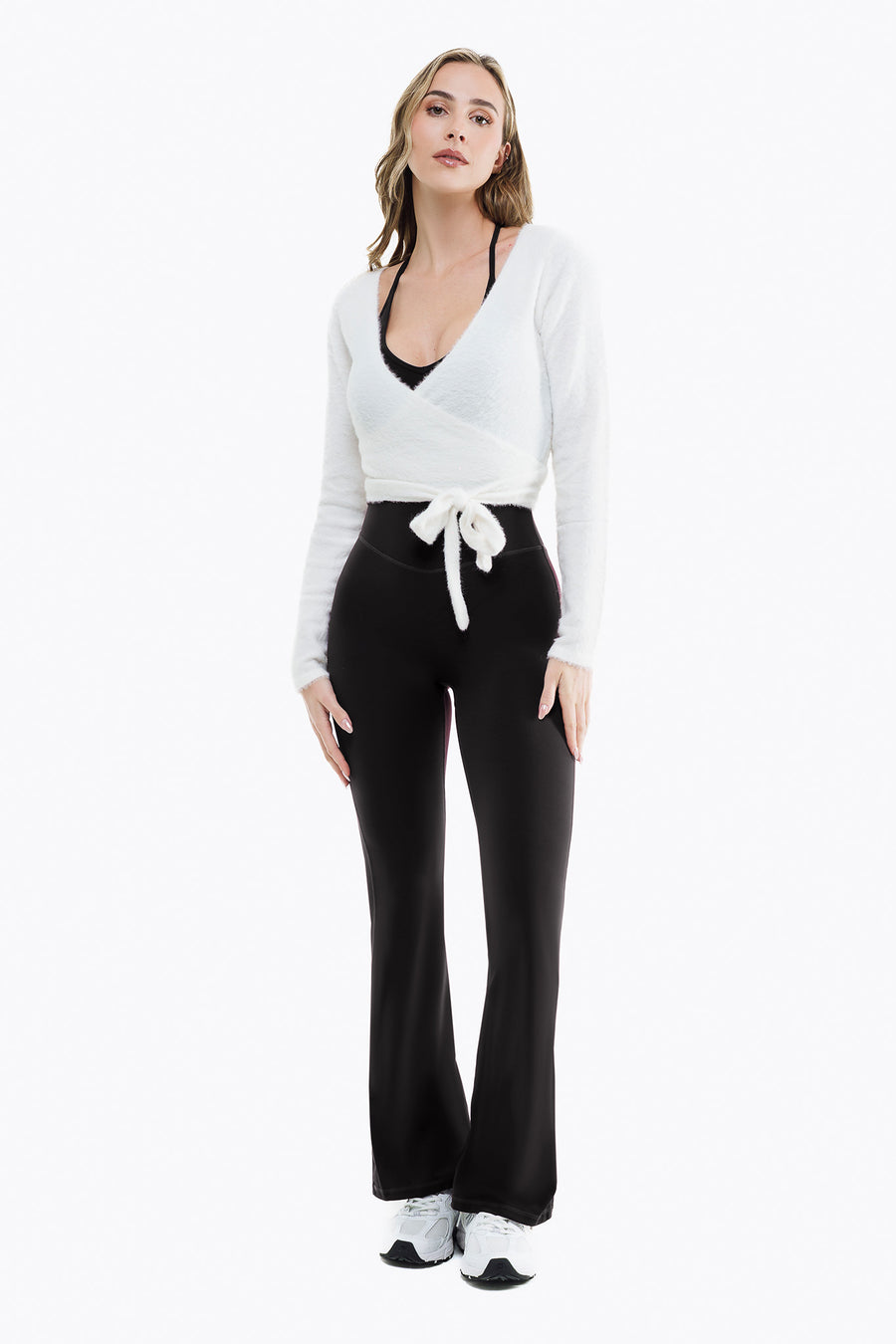 Embrace Wrap Top - White