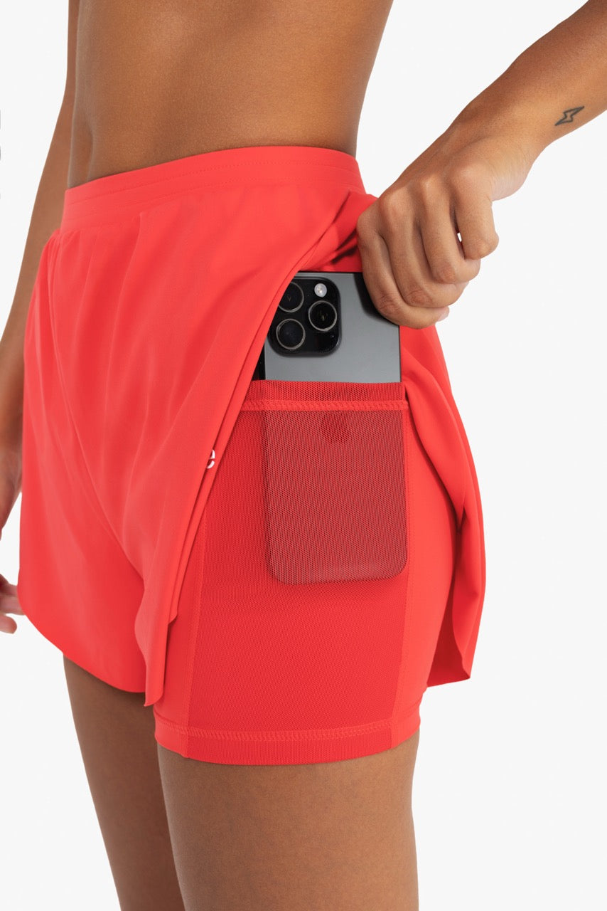 2in1 Mesh Shorts - Watermelon