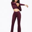 Flare Crossed Sculpt - Deep Purple