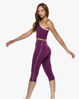 Top Asymétrique Retro - Wild Berry