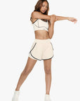 Short 2in1 Retro - Soft Pearl