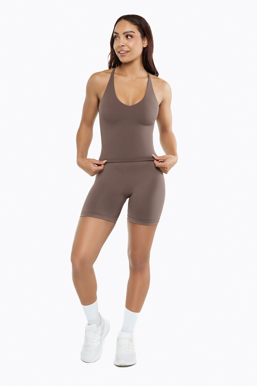 Allure Tank Top - Mocha