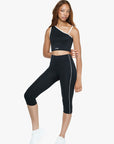 Top Asymétrique Retro - Black