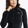 Veste Zip Tech Retro Crop - Black