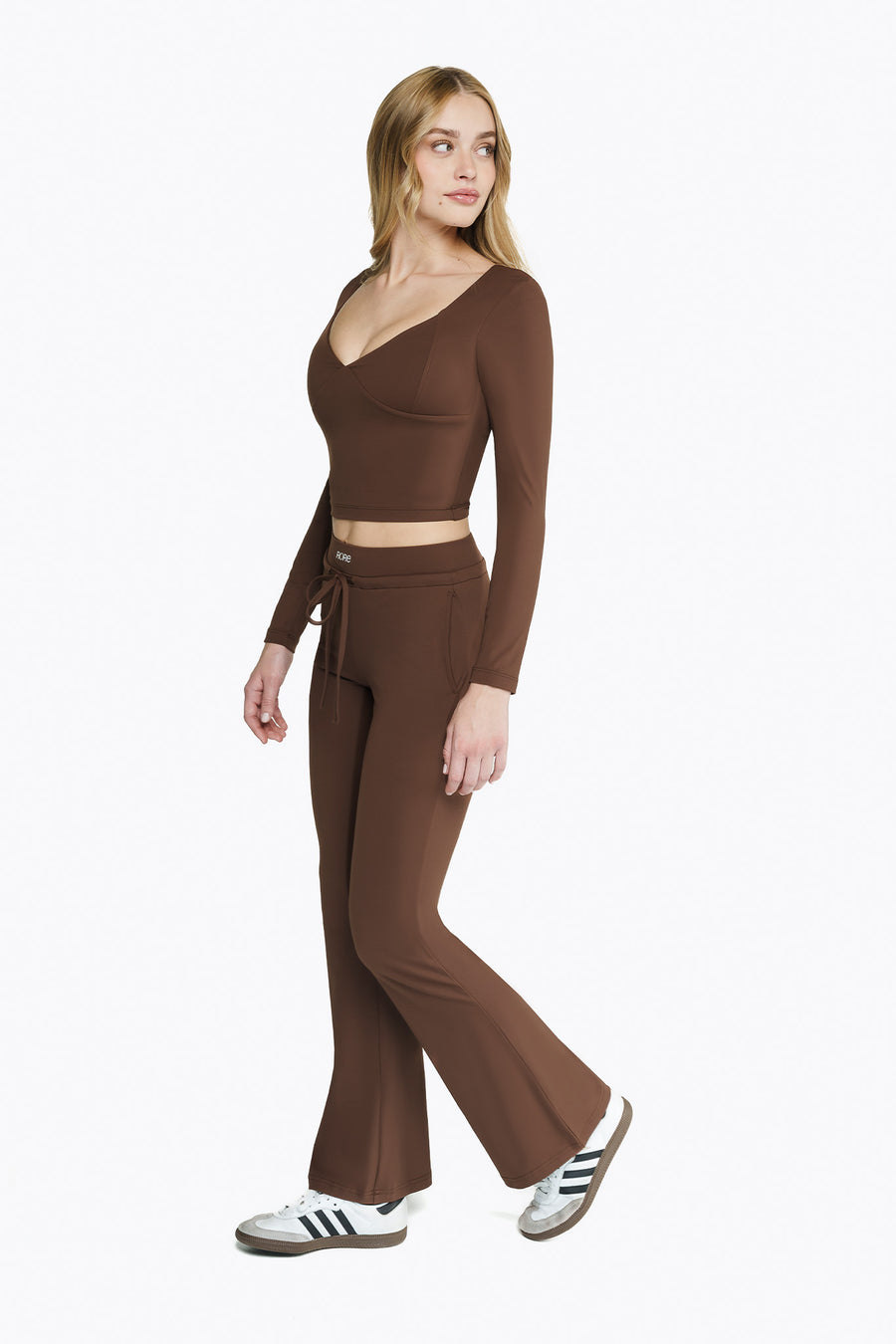 Muse Long Sleeve Top - Chestnut