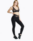Legging Crossed Lift - Blurry Leopard