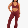 Brassière Crossed Back - Red Velvet