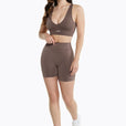 Brassière Crossed Back - Mocha