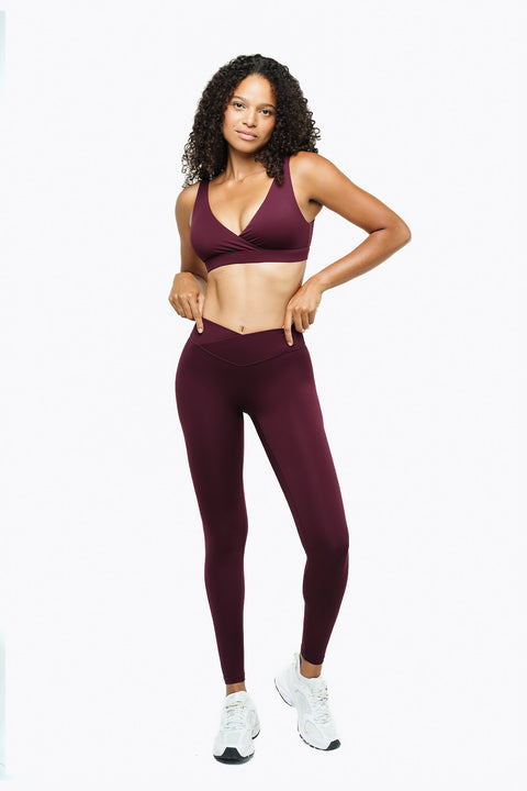 Legging Crossed Lift - Deep Purple