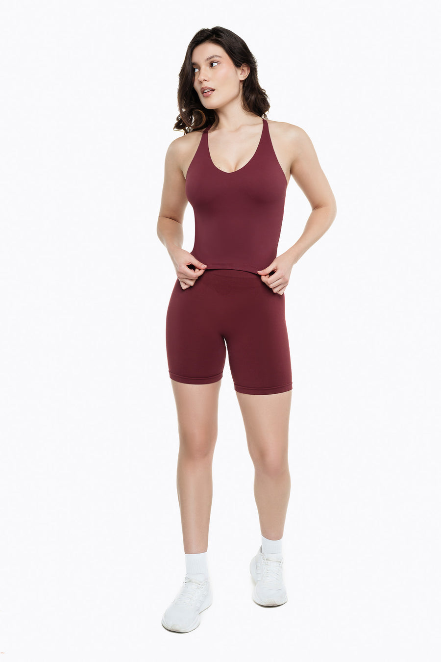 Allure Tank Top - Redstone