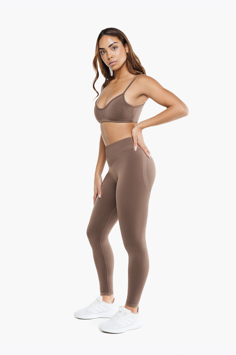 Elevate Sports Bra - Mocha