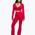 Flare Crossed Sculpt - True Red