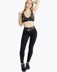 Brassière Crossed - Blurry Leopard