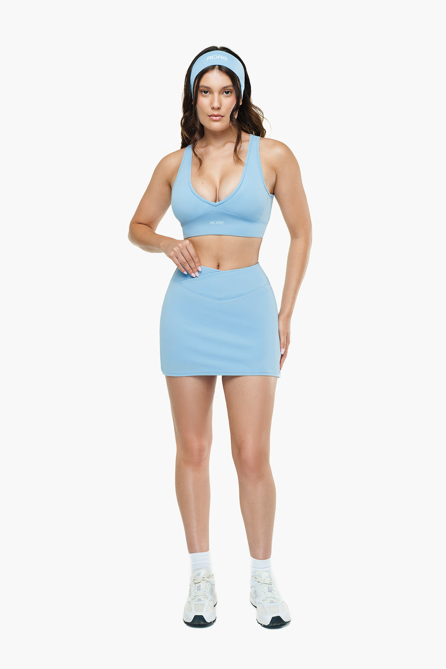 Brassière Crossed Back - Lagoon Mist