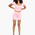 Short Crossed Lift - Pink Blush
