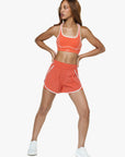 Short 2in1 Retro - Golden Peach