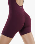 Combinaison Short Zip Tech - Deep Purple