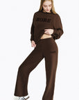 Pantalon Ivy Droit Tall - Coffee Bean