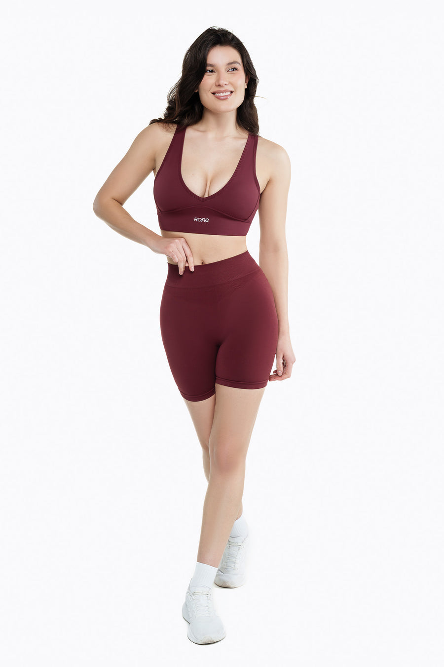 Cross-back Sports Bra - Redstone