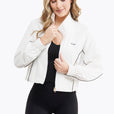 Coupe Vent Zip Tech Retro - White