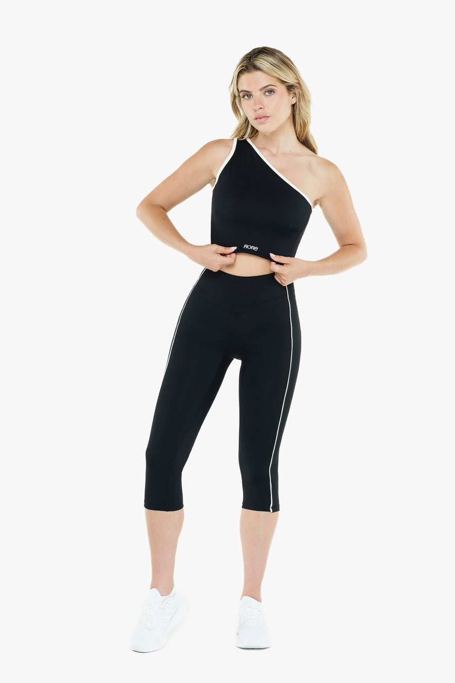 Retro Asymmetrical Top - Black