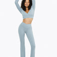 Top Crossed Manches Longues - Powder Blue