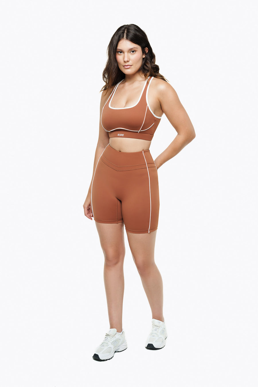Retro Frame Bralette - Deep Cocoa