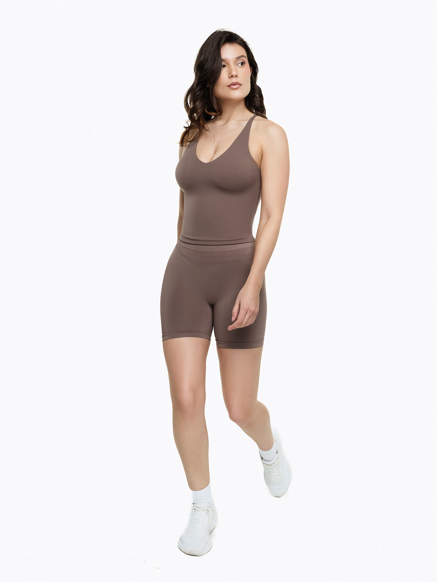 Allure Tank Top - Mocha