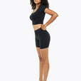 Top Square Manches Courtes - Black